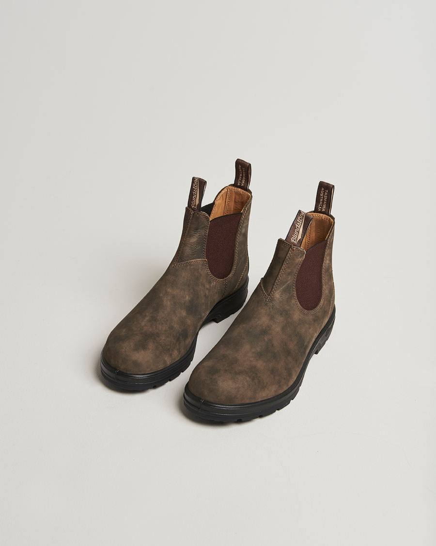 Men | Boots | Blundstone | 585 Original Leather Chelsea Boot Rustic Brown