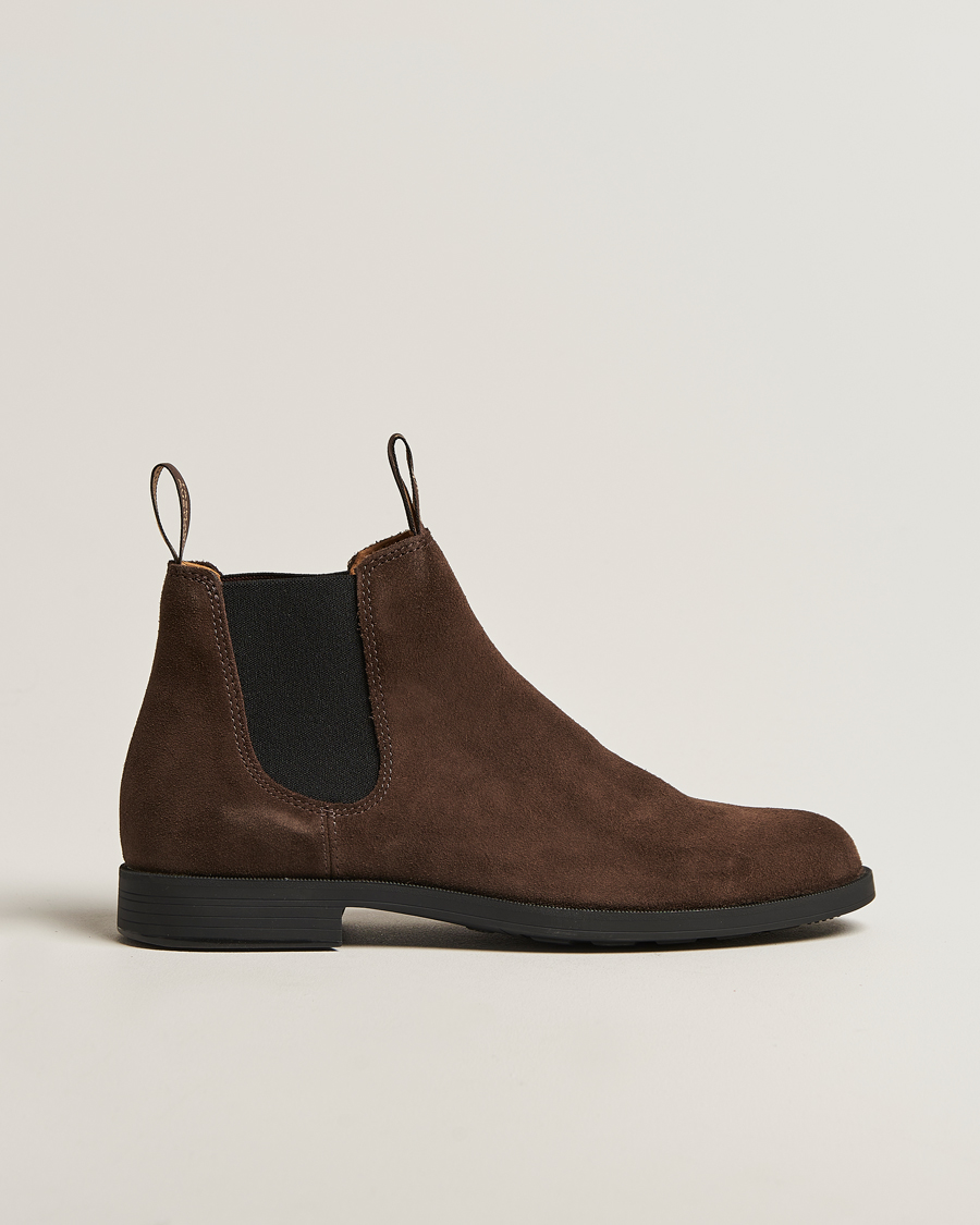 Men | Boots | Blundstone | 2391 Dress Ankle Suede Chelsea Boot Brown