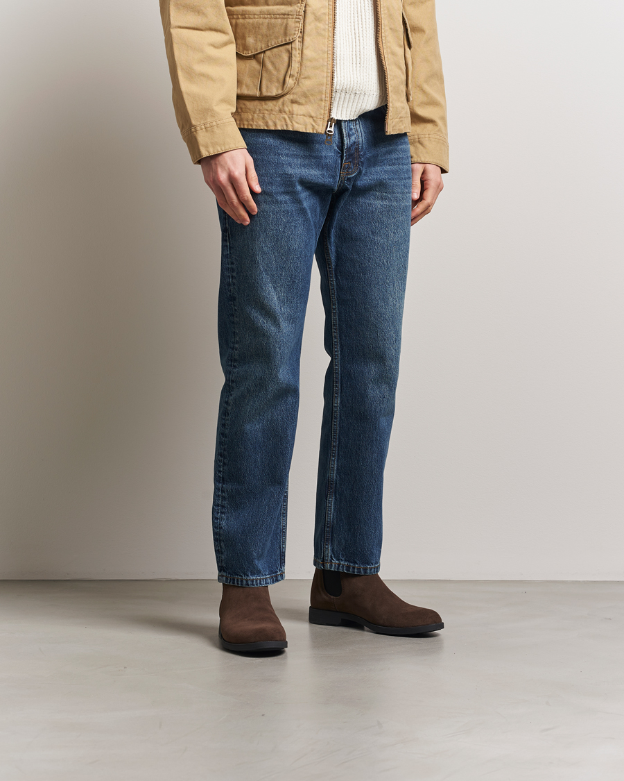 Men | Boots | Blundstone | 2391 Dress Ankle Suede Chelsea Boot Brown