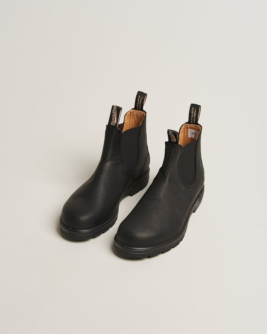 Men | Boots | Blundstone | 1447 Classic Leather Chelsea Boot Black Pebble
