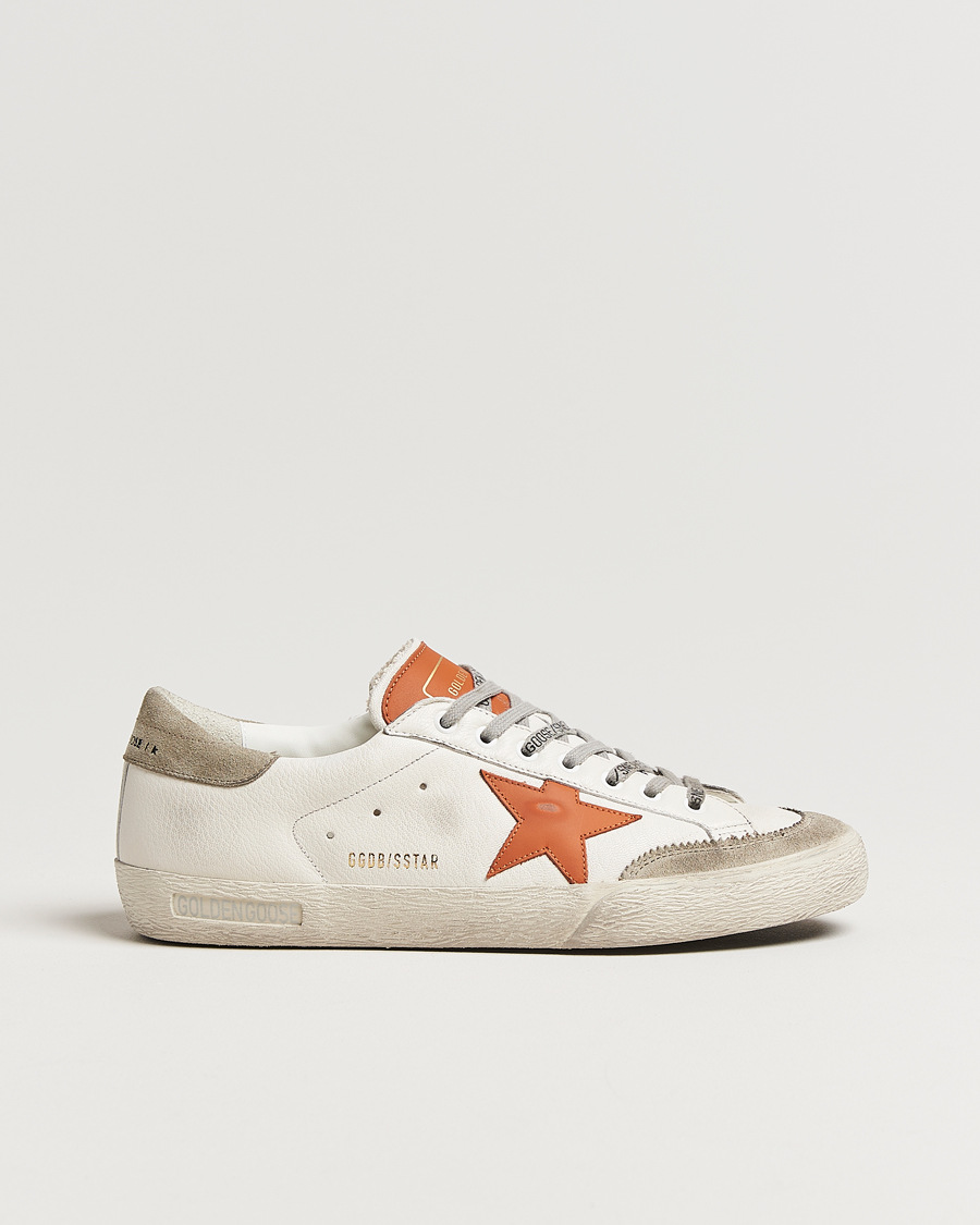 Men | Sneakers | Golden Goose | Super-Star Sneakers White/Orange