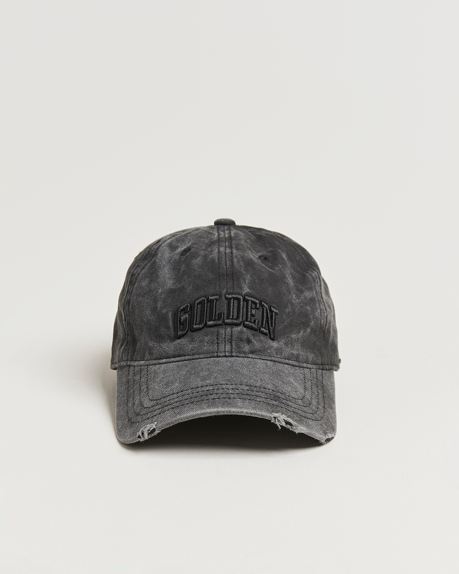 Men | Golden Goose Cotton Twill Baseball Cap Anthracite | Golden Goose | Cotton Twill Baseball Cap Anthracite