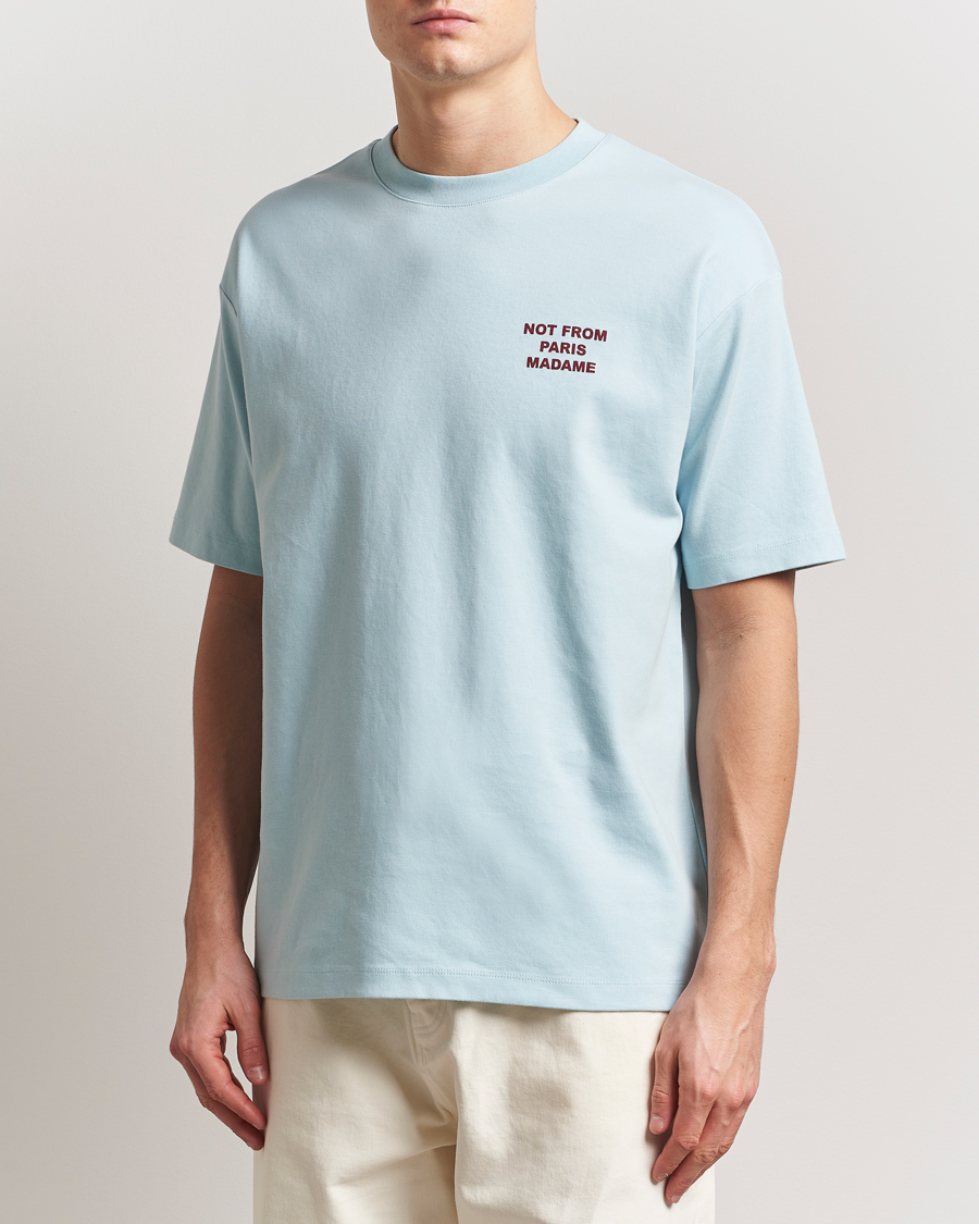 Men | T-Shirts | Drôle de Monsieur | Slogan T-Shirt Light Blue