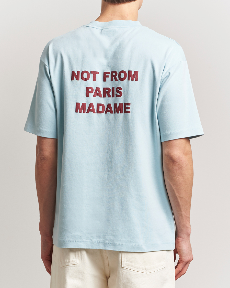 Men | T-Shirts | Drôle de Monsieur | Slogan T-Shirt Light Blue