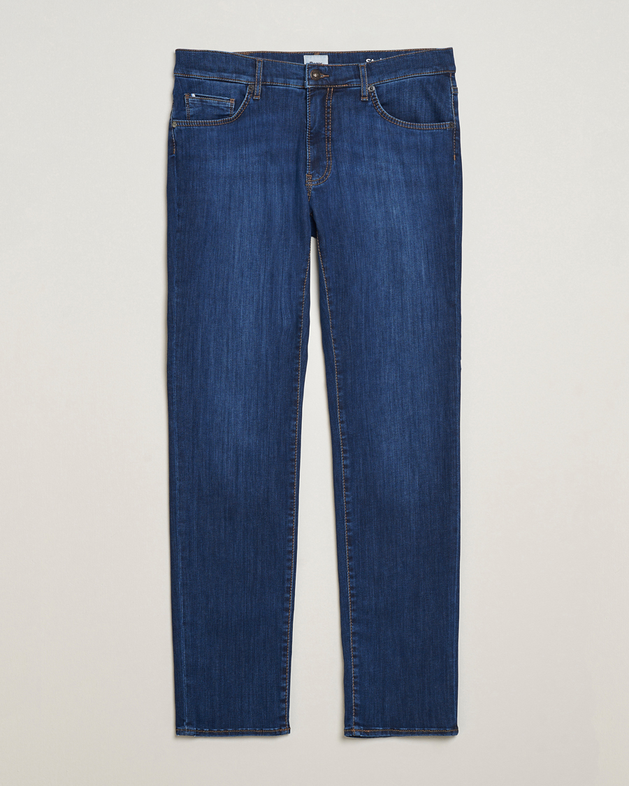 Men | Jeans | Brax | Chuck Hi-Flex Denim Dark Used