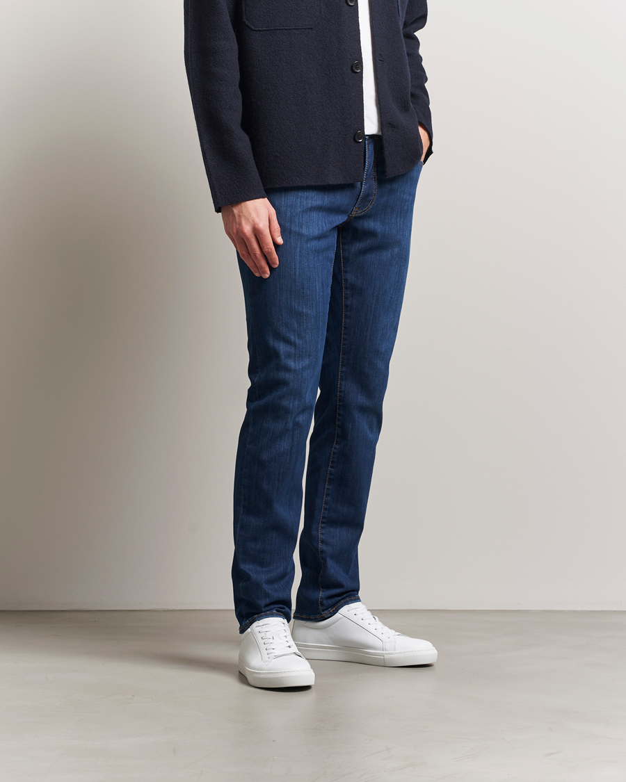 Men | Jeans | Brax | Chuck Hi-Flex Denim Dark Used