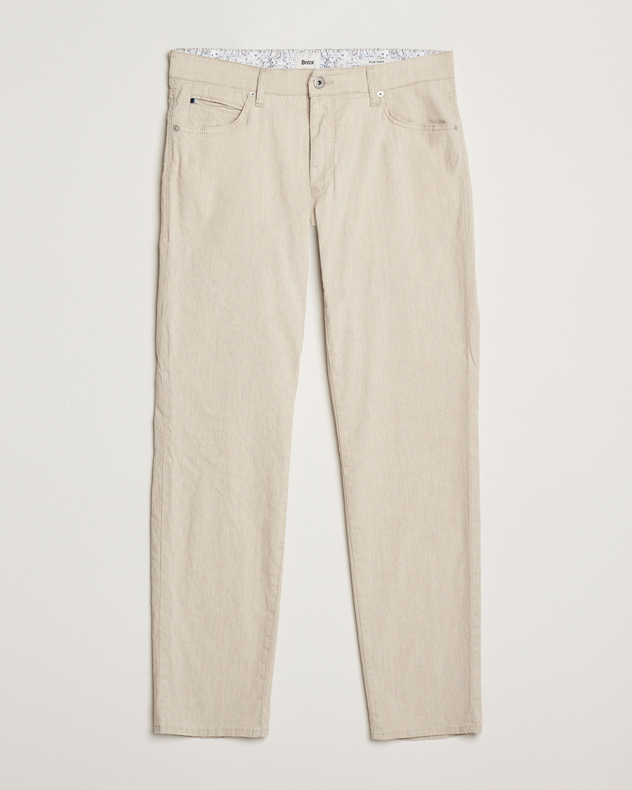 Men | Trousers | Brax | Cadiz Linen-Flex 5-Pocket Pants Beach