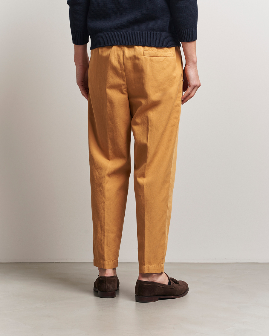 Men | Trousers | Briglia 1949 | Cotton/Linen Drawstring Pants Rust