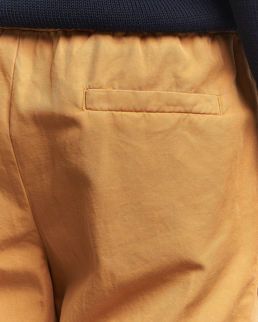 Men | Trousers | Briglia 1949 | Cotton/Linen Drawstring Pants Rust