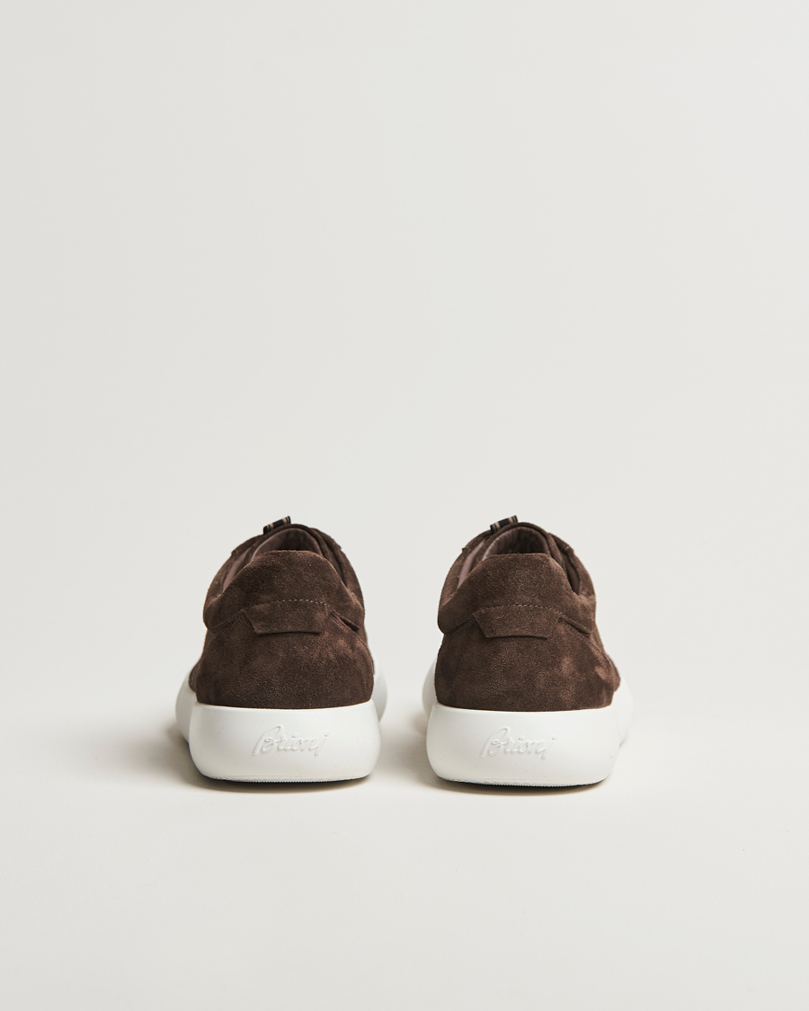 Men | Sneakers | Brioni | Cassetta Sneakers Dark Brown Suede