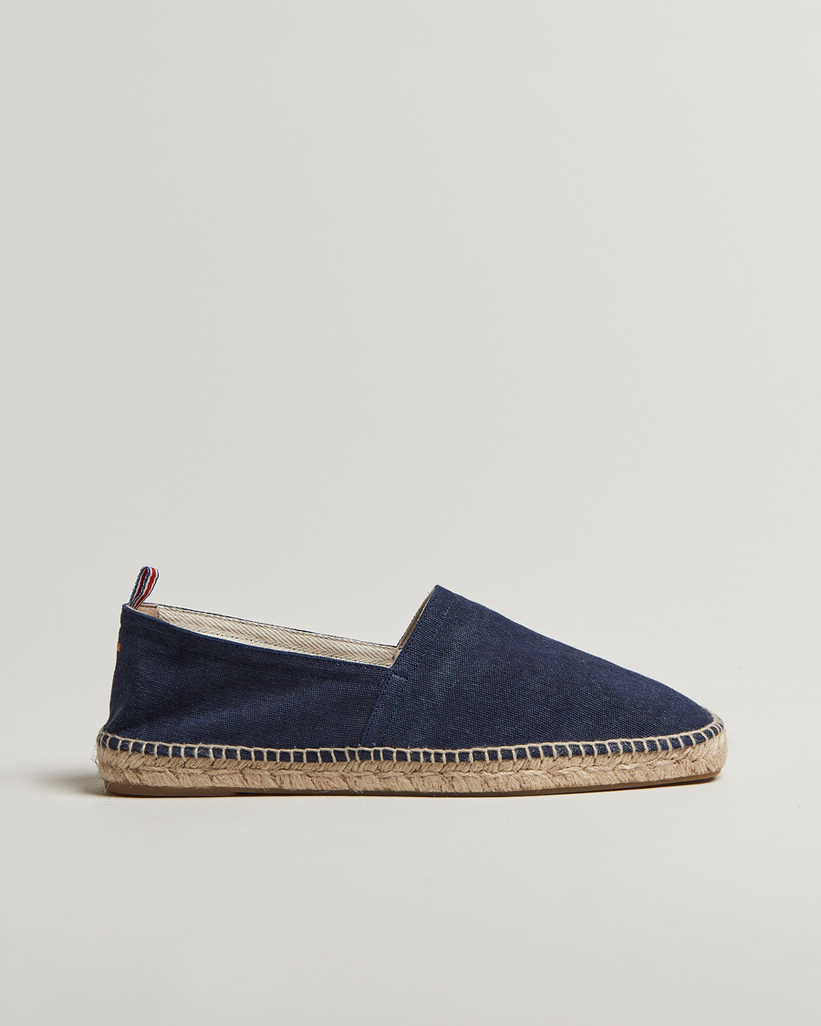 Men | Espadrilles | Castañer | Pablo Washed Canvas Espadrilles Azul Marino