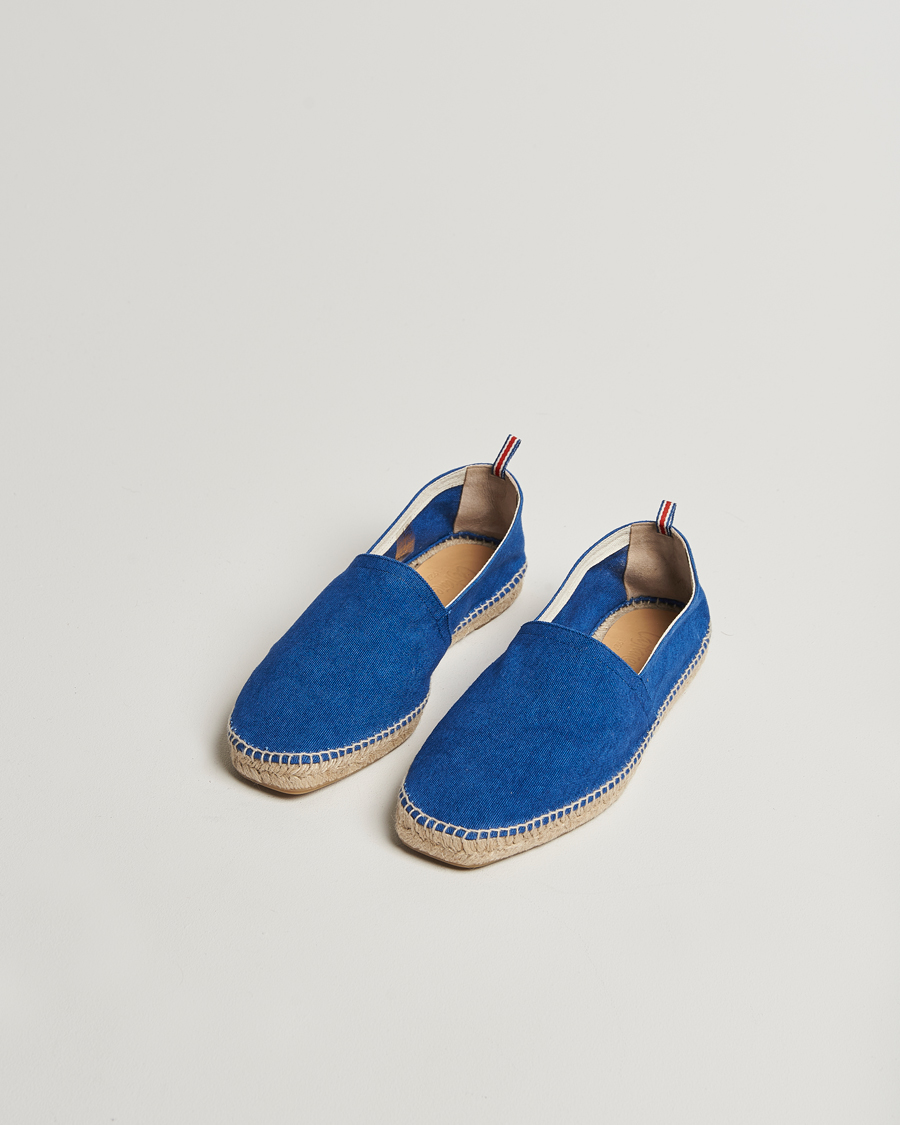 Men | Espadrilles | Castañer | Pablo Washed Canvas Espadrilles Ocean