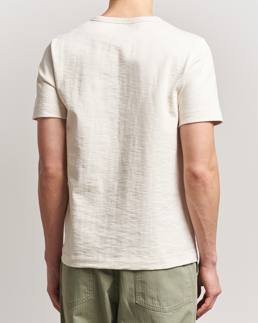 Men | T-Shirts | Merz b. Schwanen | Relaxed Fit Loopwheeled Heavy T-Shirt Nature