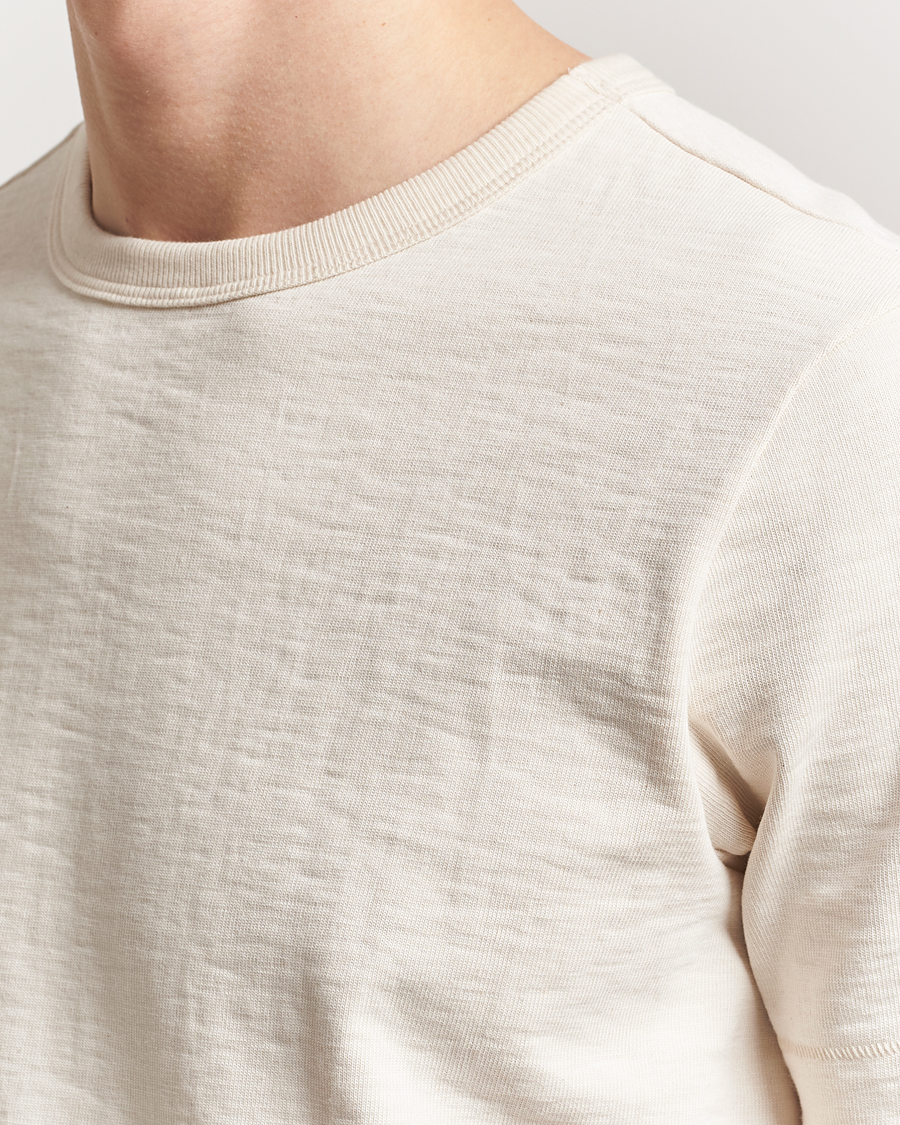 Men | T-Shirts | Merz b. Schwanen | Relaxed Fit Loopwheeled Heavy T-Shirt Nature