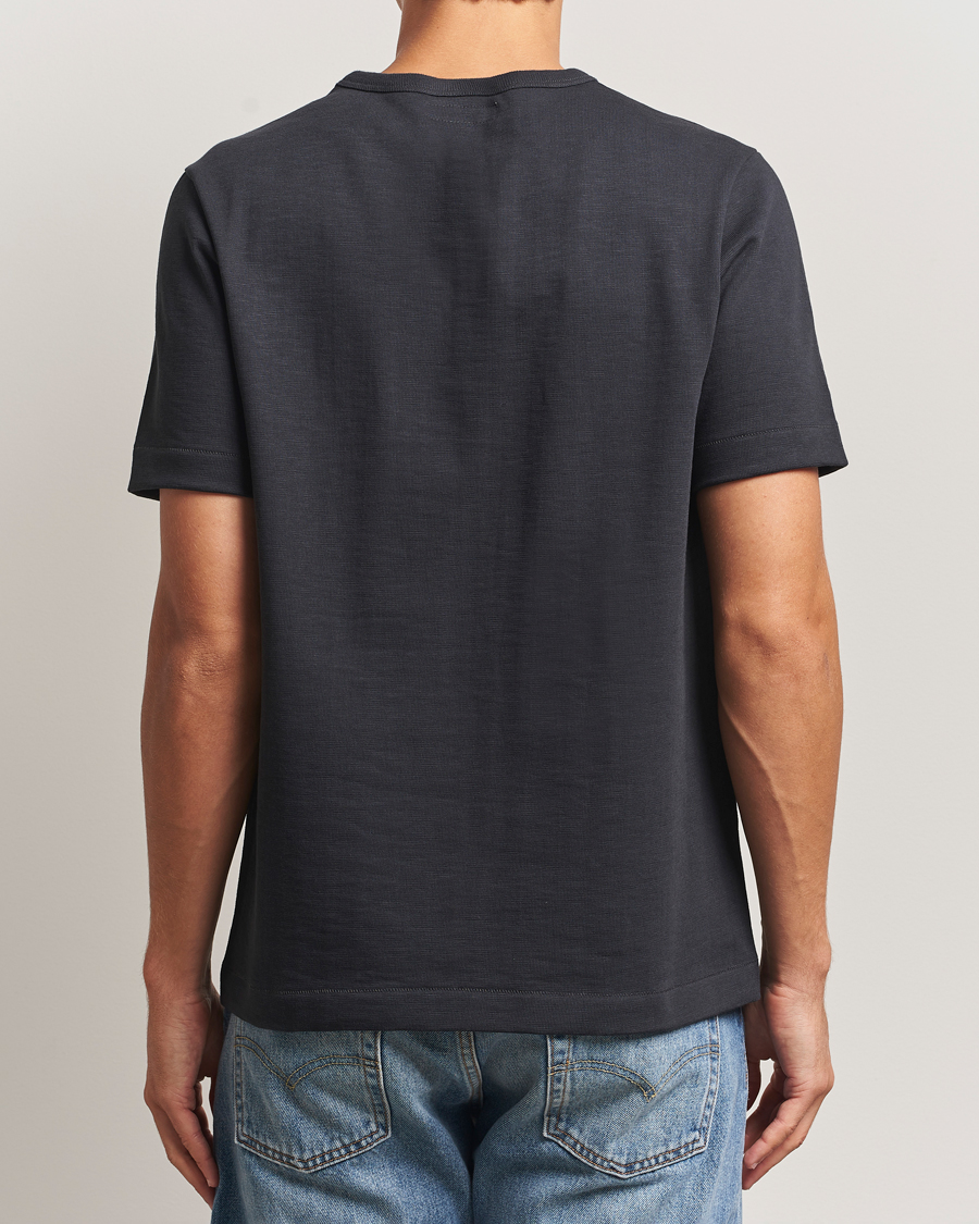 Men | T-Shirts | Merz b. Schwanen | Relaxed Fit Loopwheeled Heavy T-Shirt Charcoal