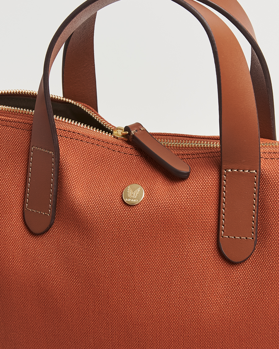 Men | Bags | Mismo | M/S Canvas Shopper Terracotta/Cuoio