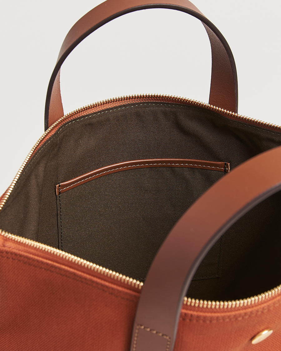 Men | Bags | Mismo | M/S Canvas Shopper Terracotta/Cuoio