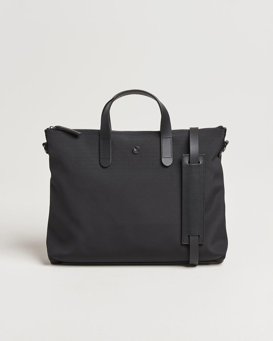 Men | Bags | Mismo | M/S Canvas Slim Brief Eclipse Black/Black