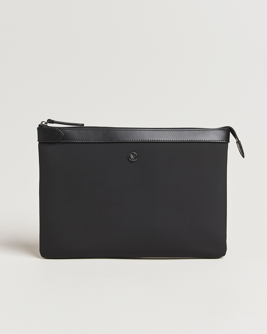 Men | Bags | Mismo | M/S Nylon Pouch Large Eclipse Black/Black