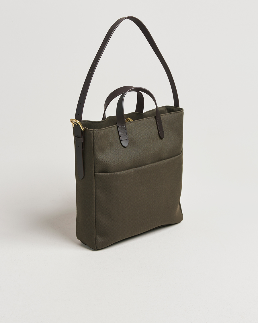 Men | Bags | Mismo | M/S Field Tote Army/Dark Brown
