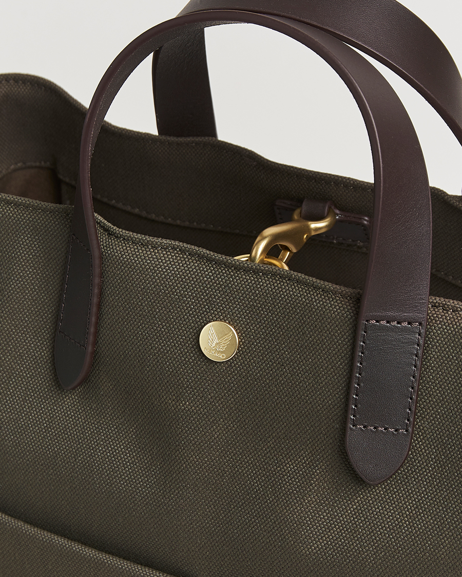 Men | Bags | Mismo | M/S Field Tote Army/Dark Brown