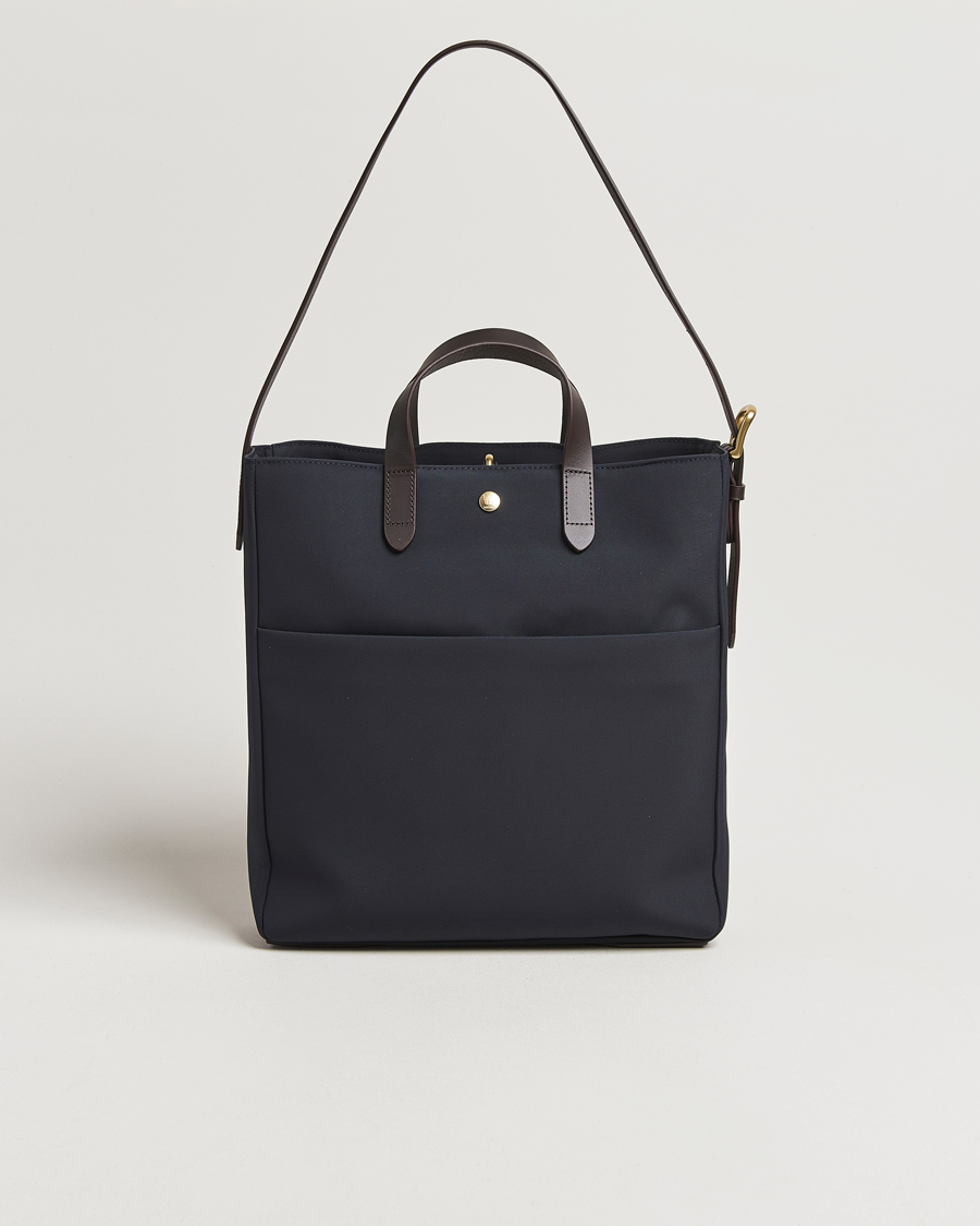 Men | Bags | Mismo | M/S Field Tote Navy/Dark Brown