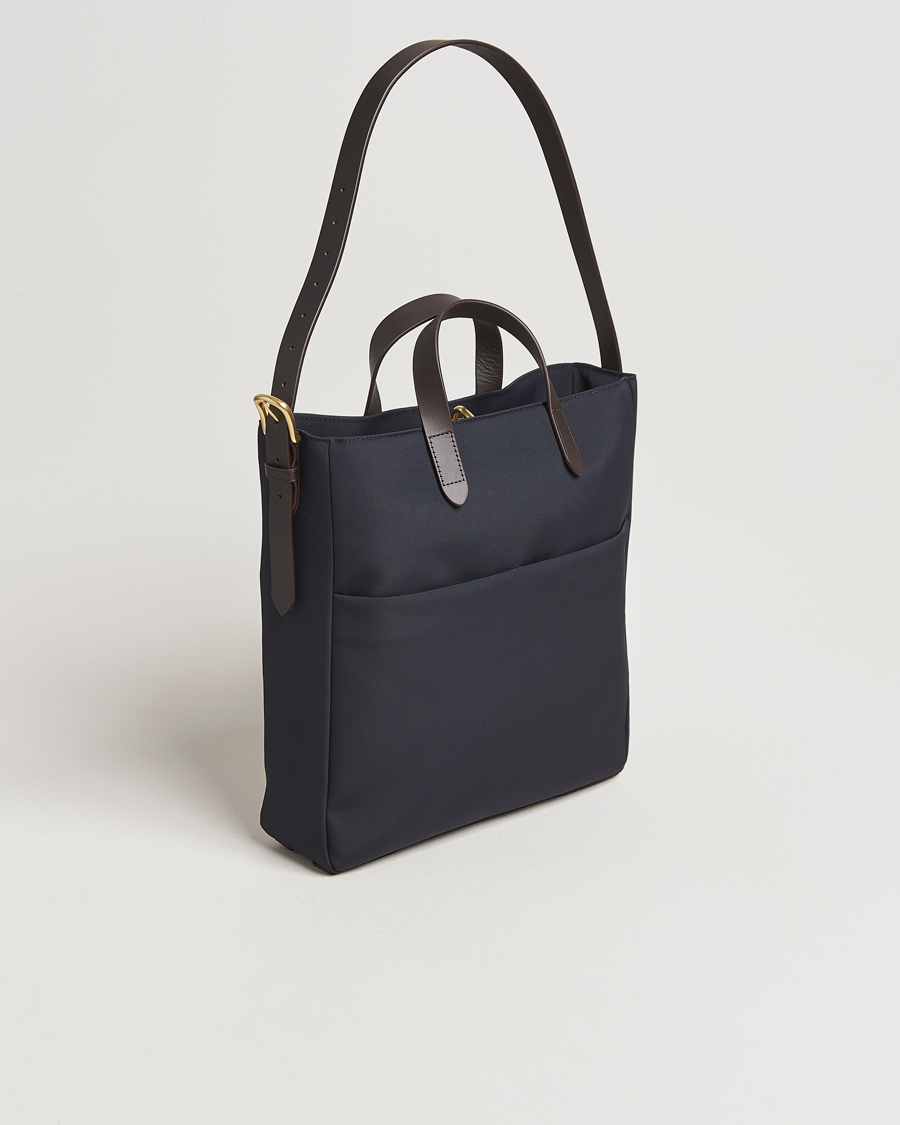 Men | Bags | Mismo | M/S Field Tote Navy/Dark Brown