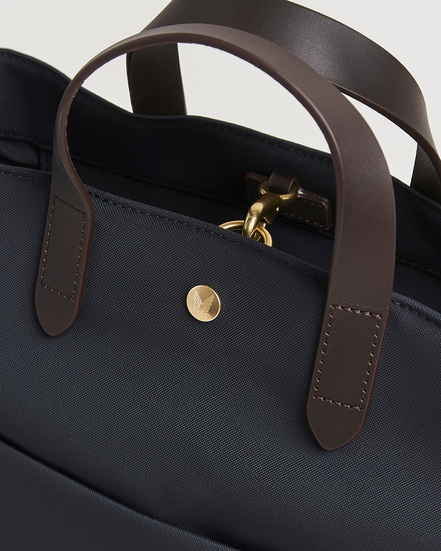 Men | Bags | Mismo | M/S Field Tote Navy/Dark Brown