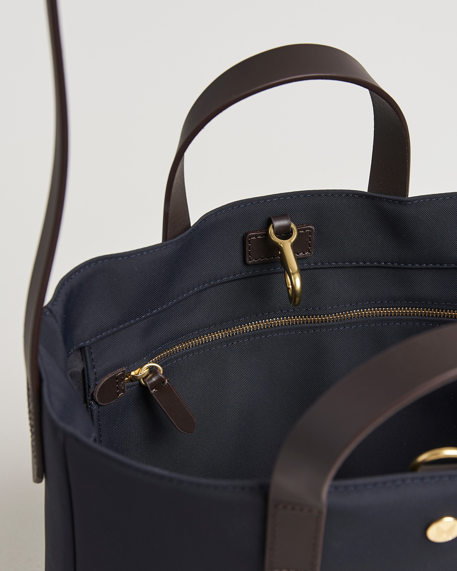 Men | Bags | Mismo | M/S Field Tote Navy/Dark Brown