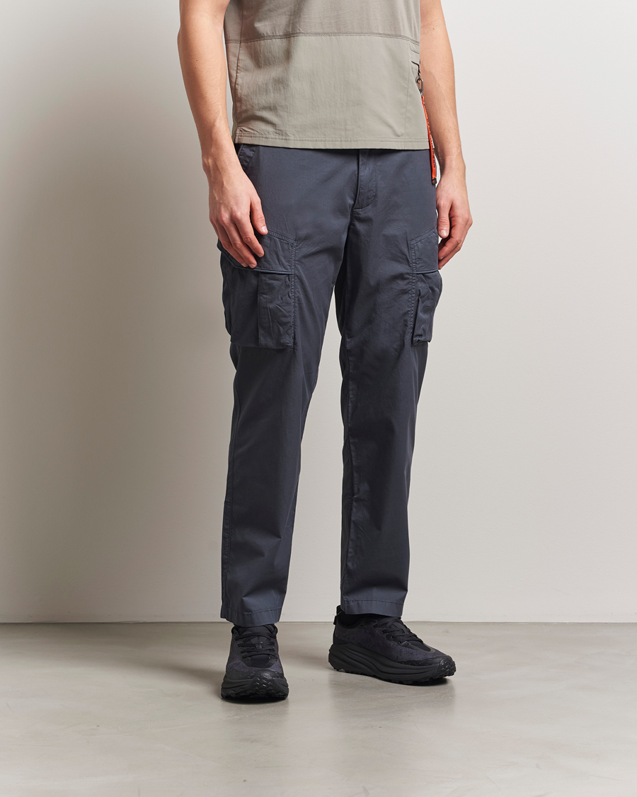 Men | Trousers | Parajumpers | Edmund Garment Dyed Twill Cargo Pants Gargoyle