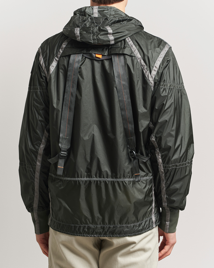 Men | Coats & Jackets | Parajumpers | Edge Nylon Double Ripstop Hooded Jacket Thyme Green