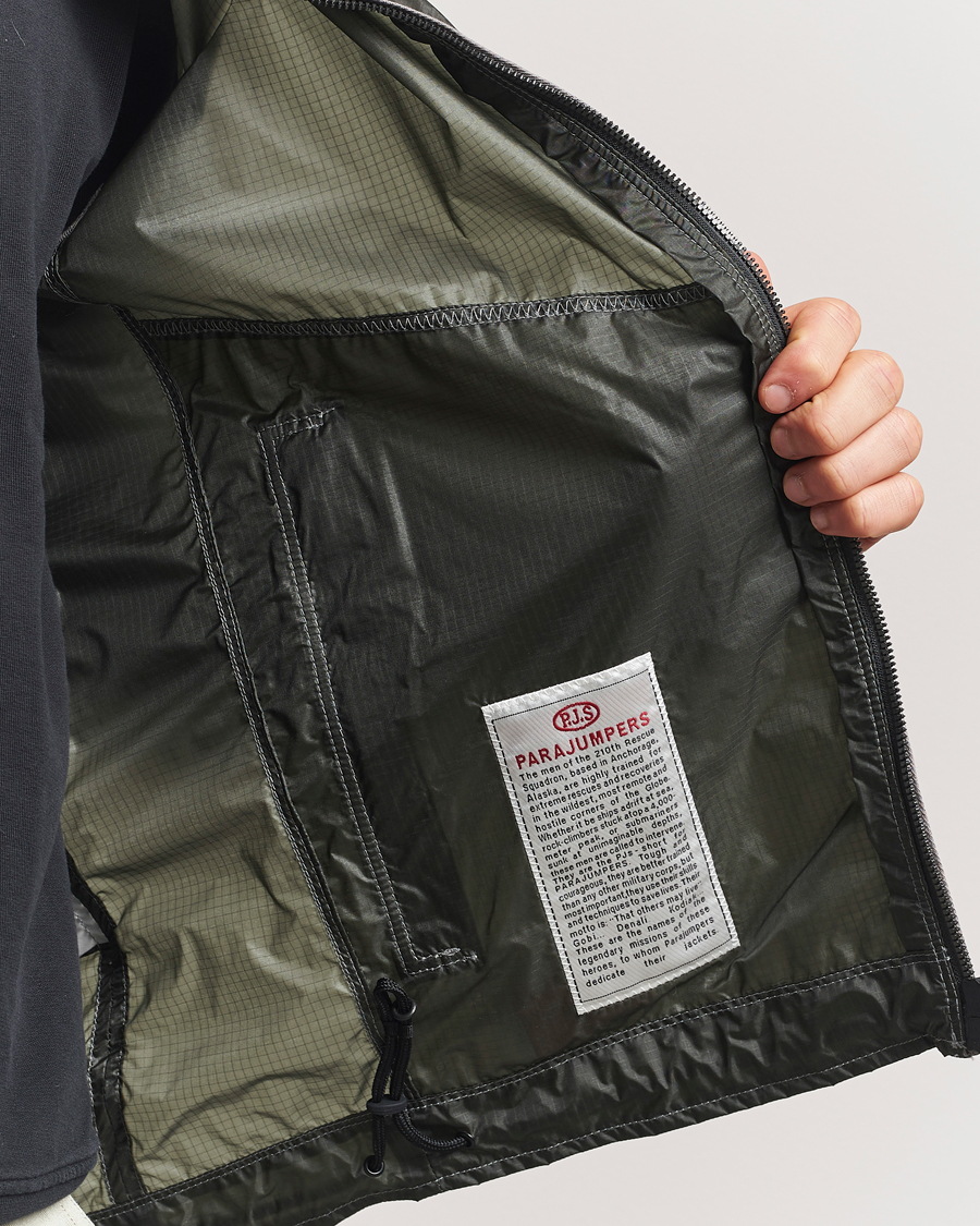 Men | Coats & Jackets | Parajumpers | Edge Nylon Double Ripstop Hooded Jacket Thyme Green