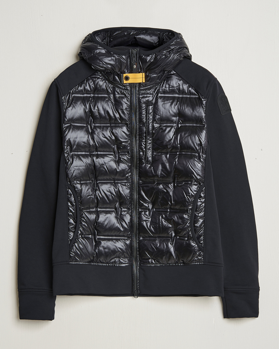 Men | Coats & Jackets | Parajumpers | Faron Techno Hybrid Hooded Jacket Black