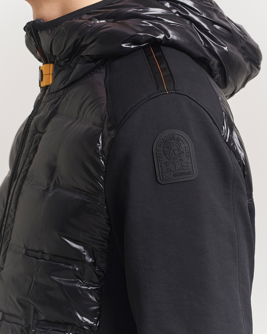 Men | Coats & Jackets | Parajumpers | Faron Techno Hybrid Hooded Jacket Black