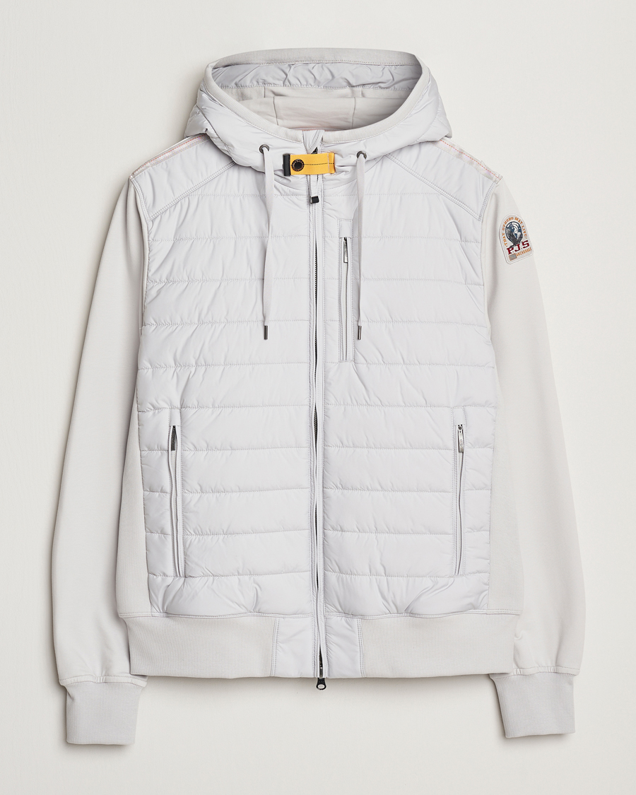 Men | Coats & Jackets | Parajumpers | Ivor Hybrid Hooded Jacket Ghiaccio