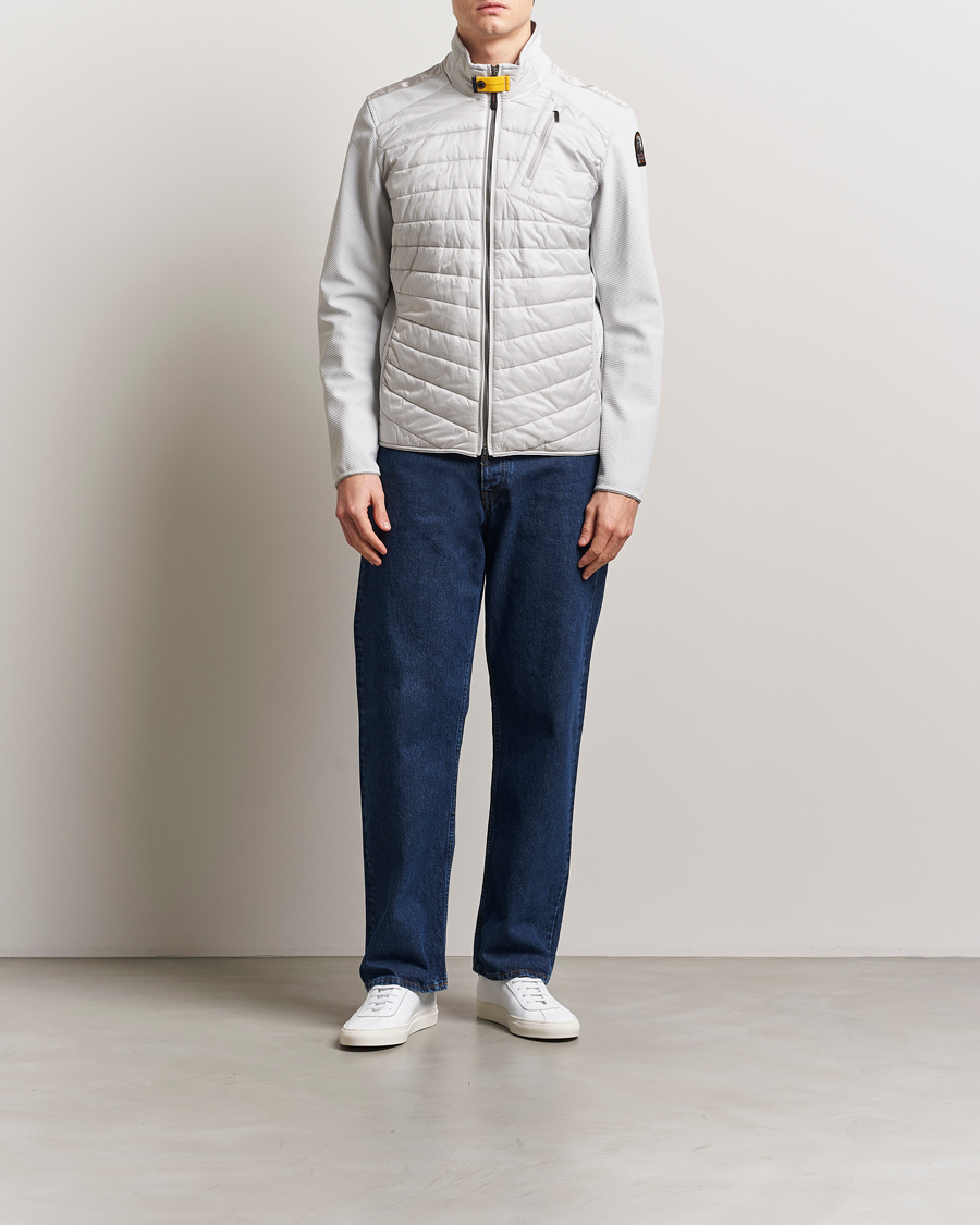 Men | Coats & Jackets | Parajumpers | Jayden Mesh Hybrid Jacket Ghiaccio