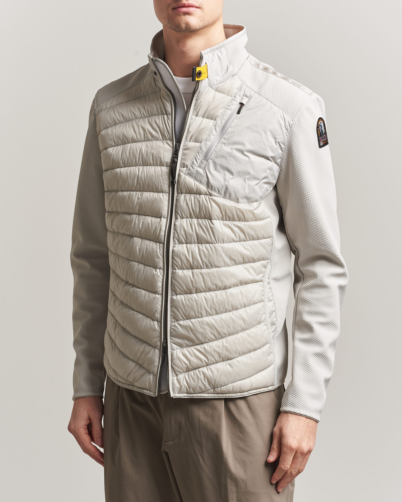 Men | Coats & Jackets | Parajumpers | Jayden Mesh Hybrid Jacket Ghiaccio