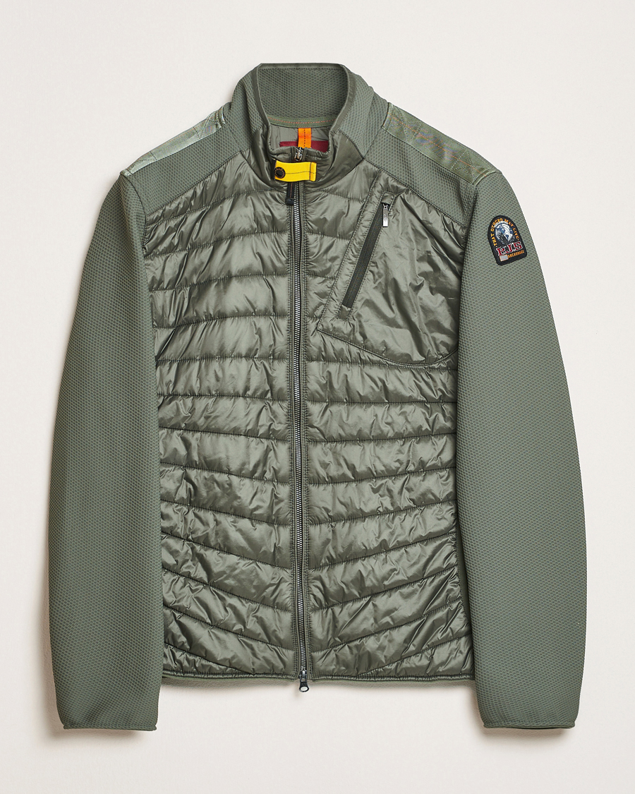 Men | Coats & Jackets | Parajumpers | Jayden Mesh Hybrid Jacket Thyme Green