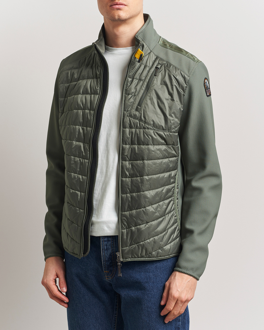 Men | Coats & Jackets | Parajumpers | Jayden Mesh Hybrid Jacket Thyme Green
