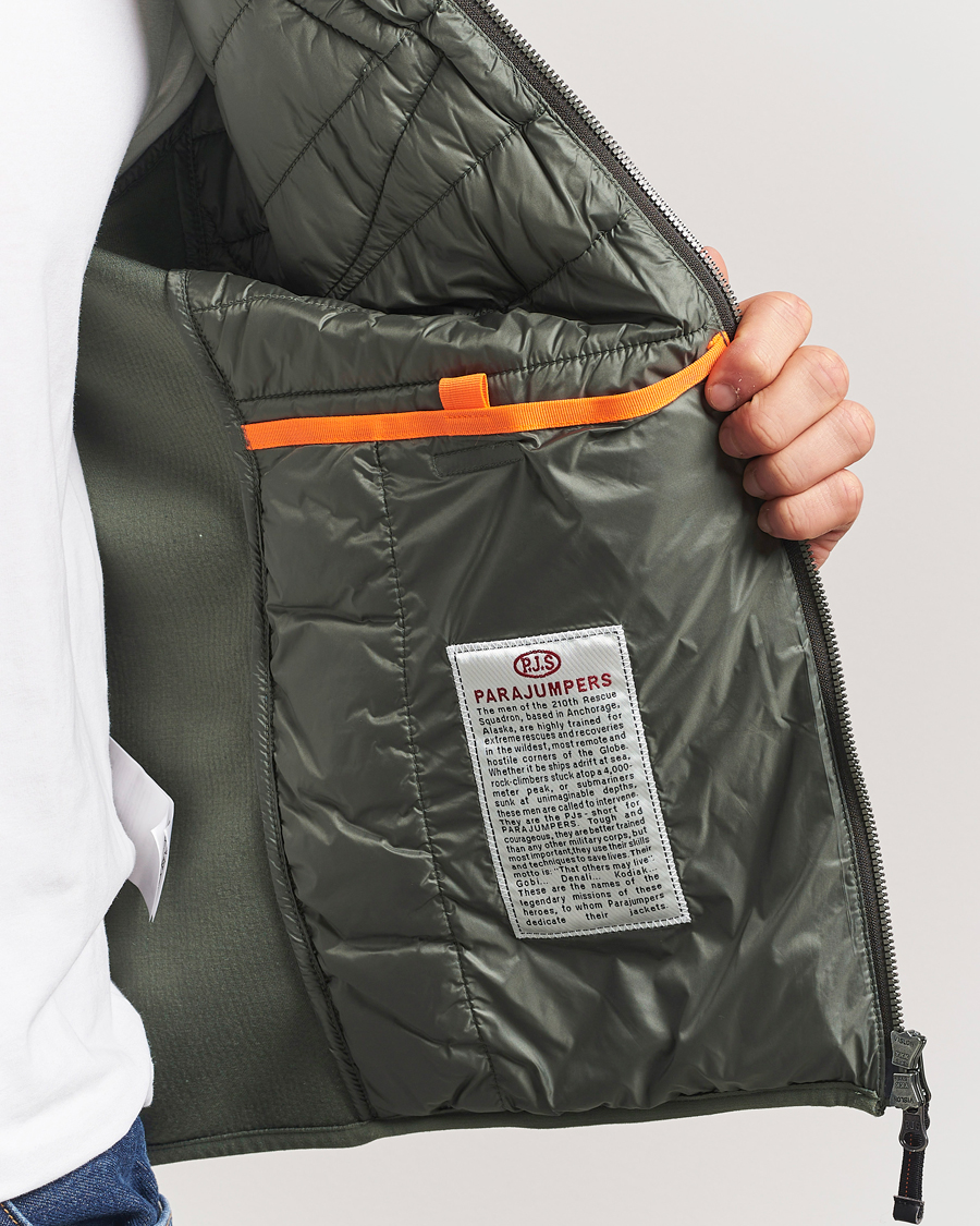 Men | Coats & Jackets | Parajumpers | Jayden Mesh Hybrid Jacket Thyme Green
