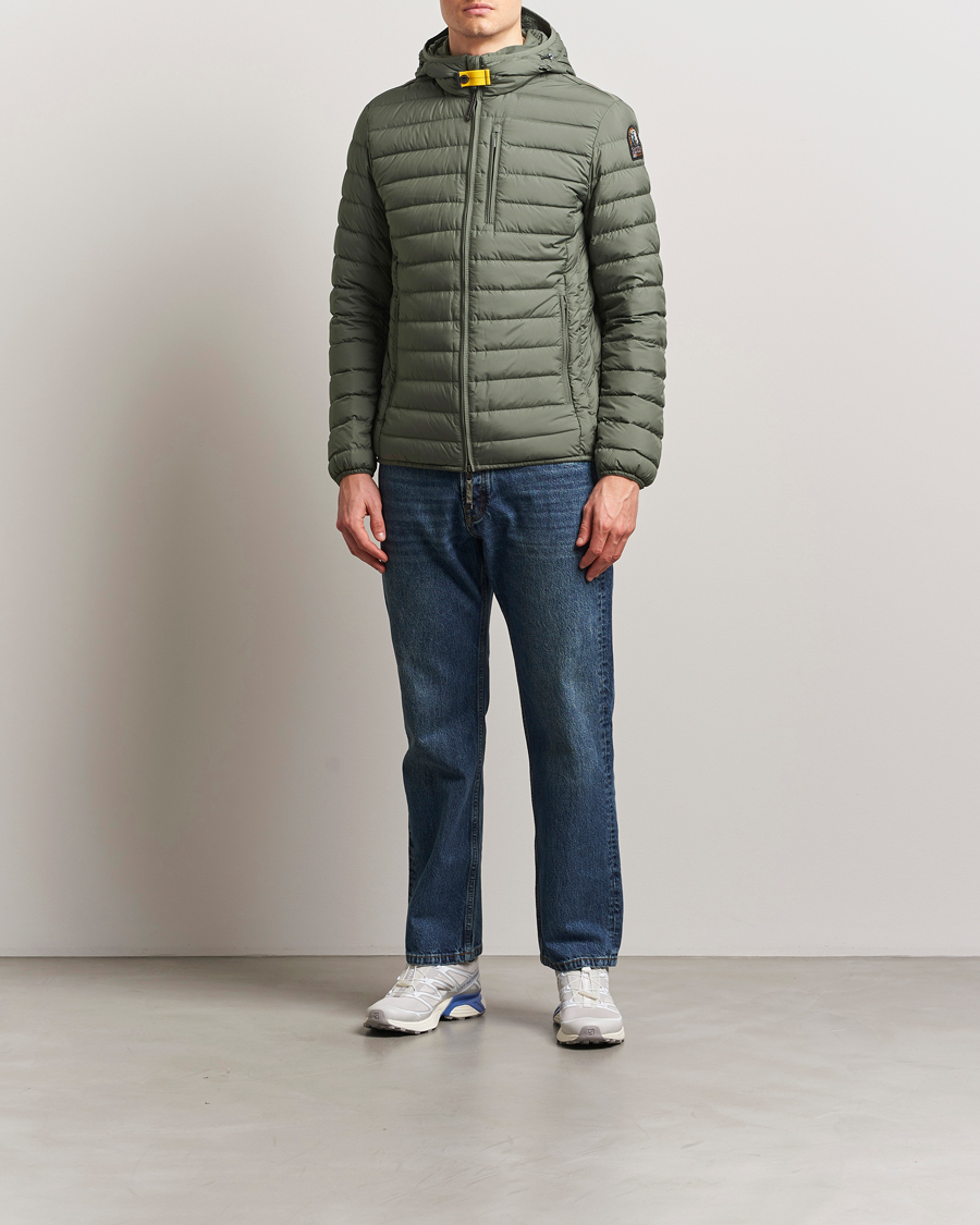 Men | Coats & Jackets | Parajumpers | Last Minute Super Lightweight Hooded Jacket Thyme Green