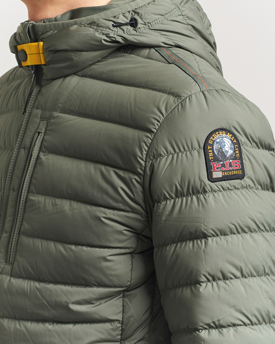 Men | Coats & Jackets | Parajumpers | Last Minute Super Lightweight Hooded Jacket Thyme Green