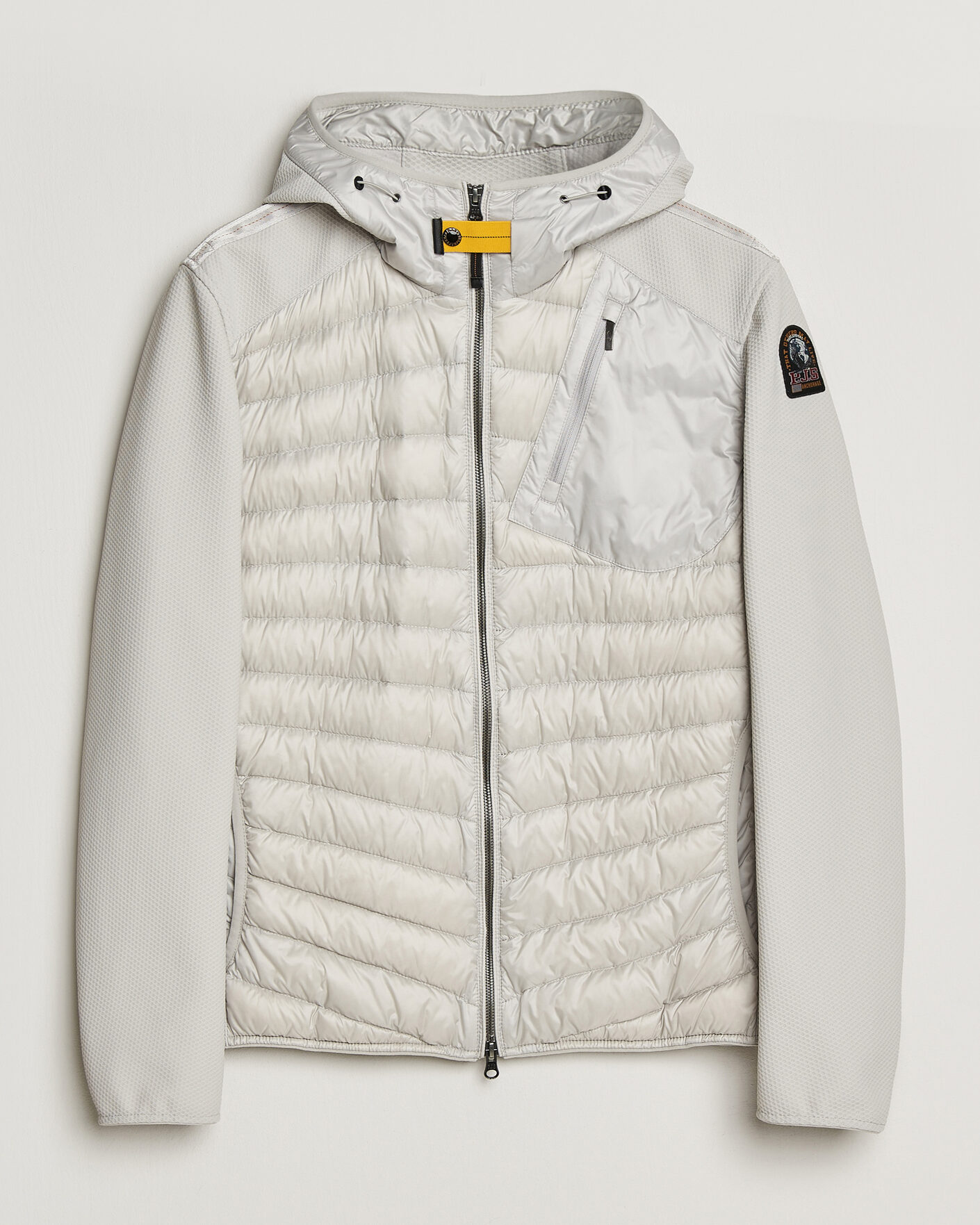 Men | Coats & Jackets | Parajumpers | Nolan Mesh Hooded Hybrid Ghiaccio