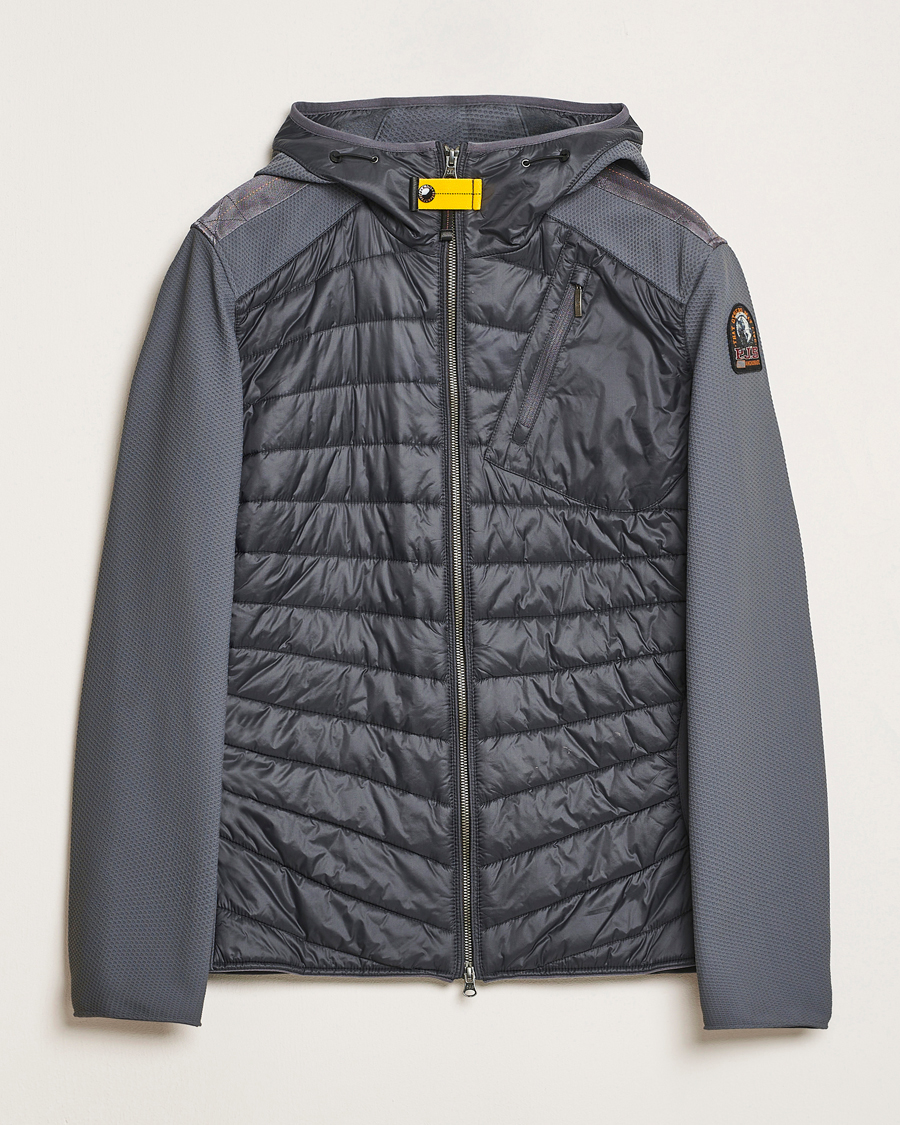 Men | Coats & Jackets | Parajumpers | Nolan Mesh Hooded Hybrid Gargoyle
