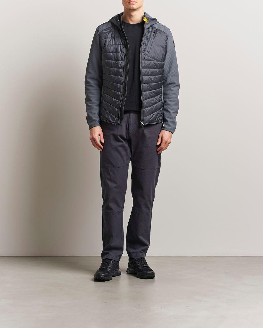 Men | Coats & Jackets | Parajumpers | Nolan Mesh Hooded Hybrid Gargoyle