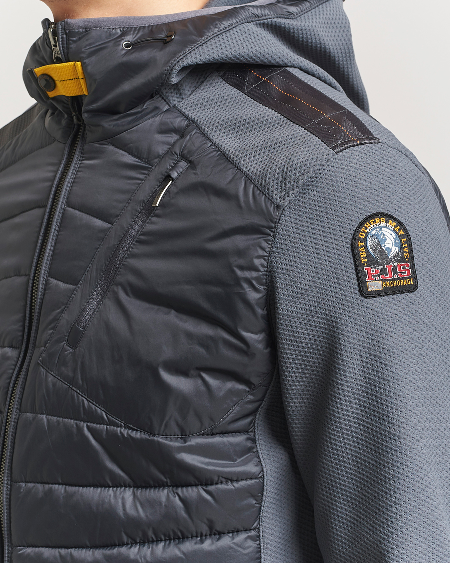 Men | Coats & Jackets | Parajumpers | Nolan Mesh Hooded Hybrid Gargoyle