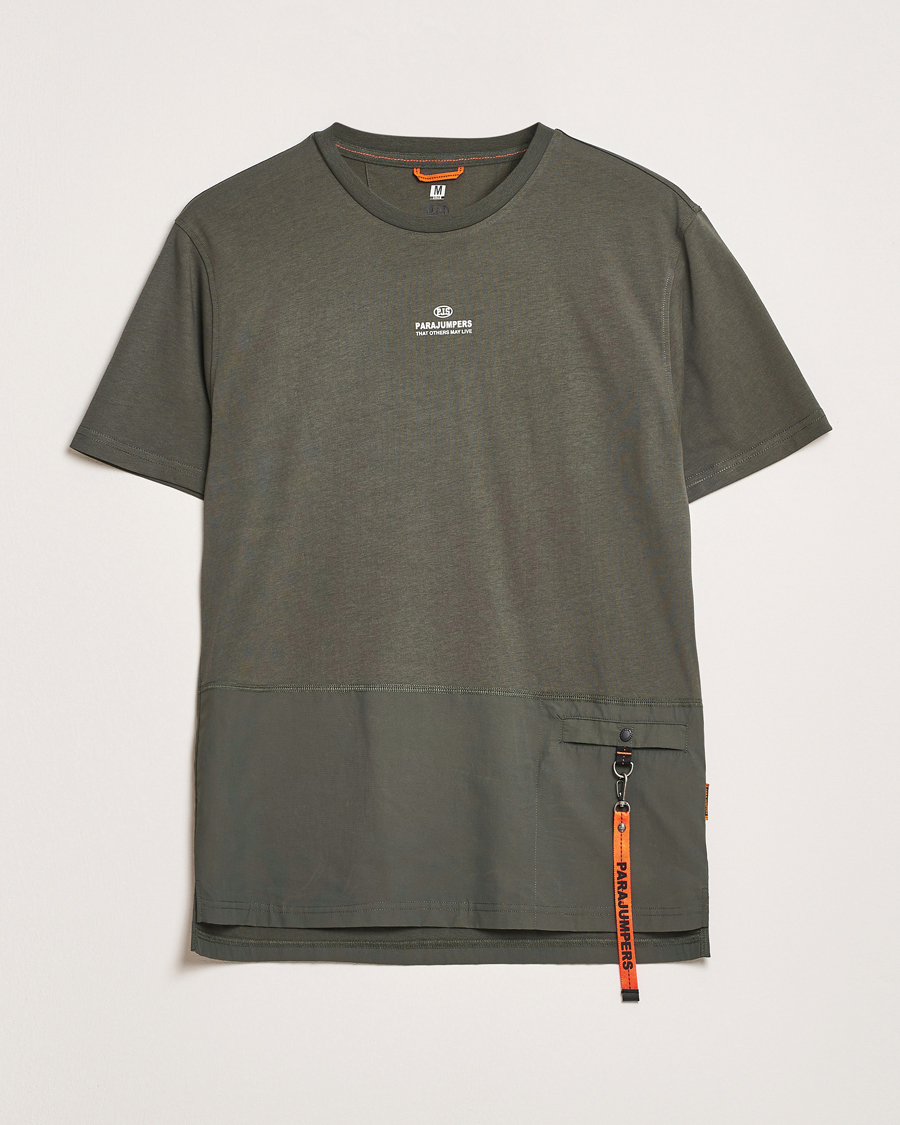 Men | T-Shirts | Parajumpers | Clint Rescue T-Shirt Kombu Green
