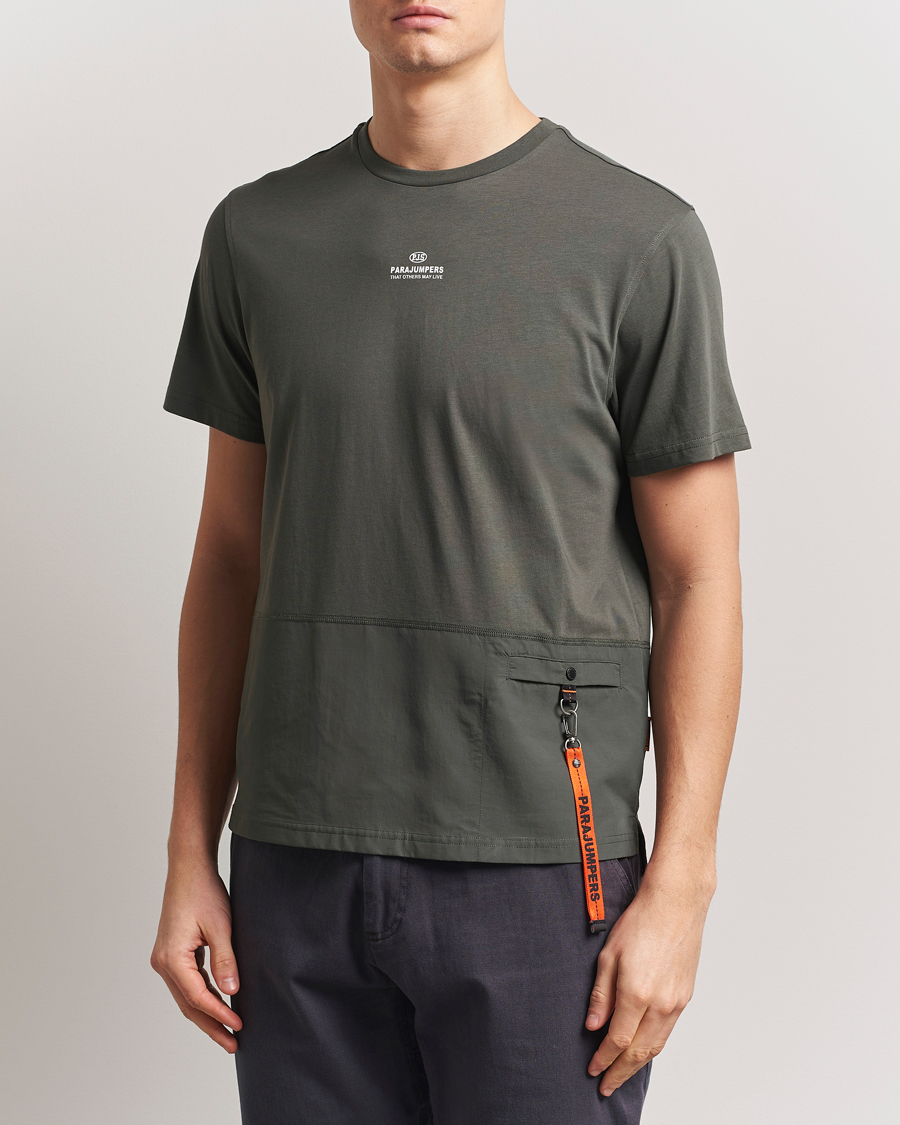 Men | T-Shirts | Parajumpers | Clint Rescue T-Shirt Kombu Green
