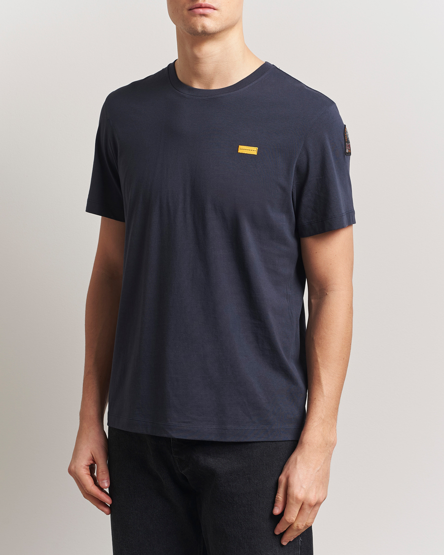 Men | T-Shirts | Parajumpers | Iconic Crew Neck T-Shirt Blue Navy