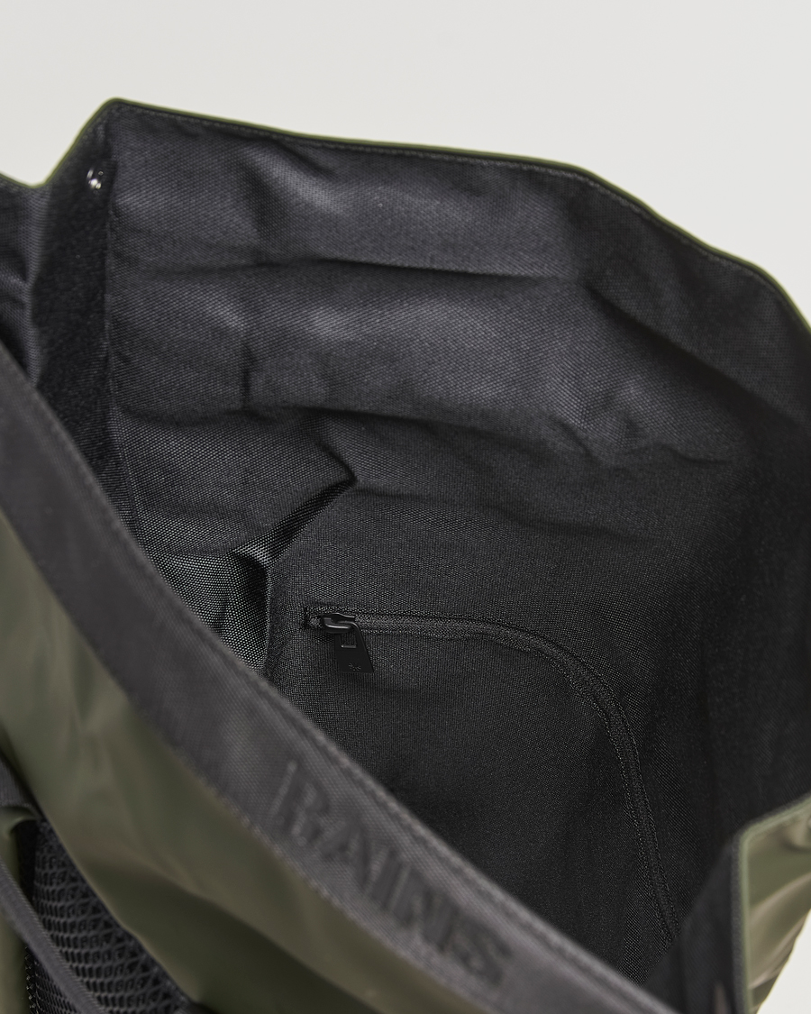 Men | Bags | RAINS | Trail Rolltop Backpack Green